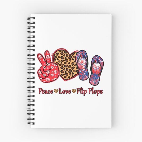 Item preview, Peace Love Flip Flops designed and sold by MisPuHoney.