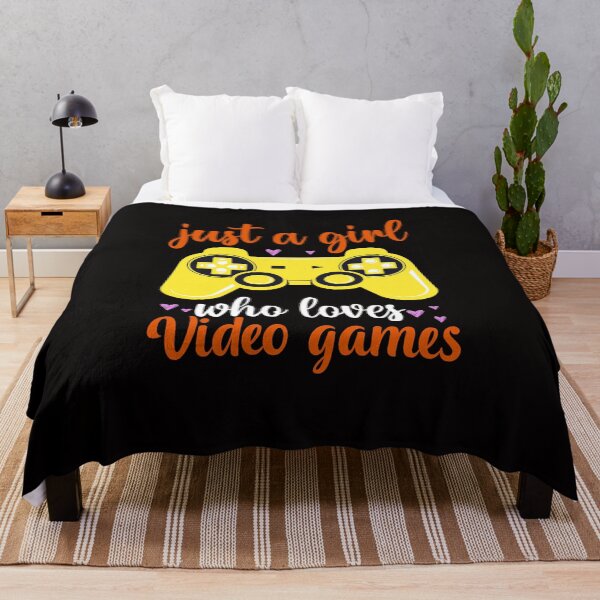 Item preview, Just a Girl Who Loves Video Games designed and sold by netdota.