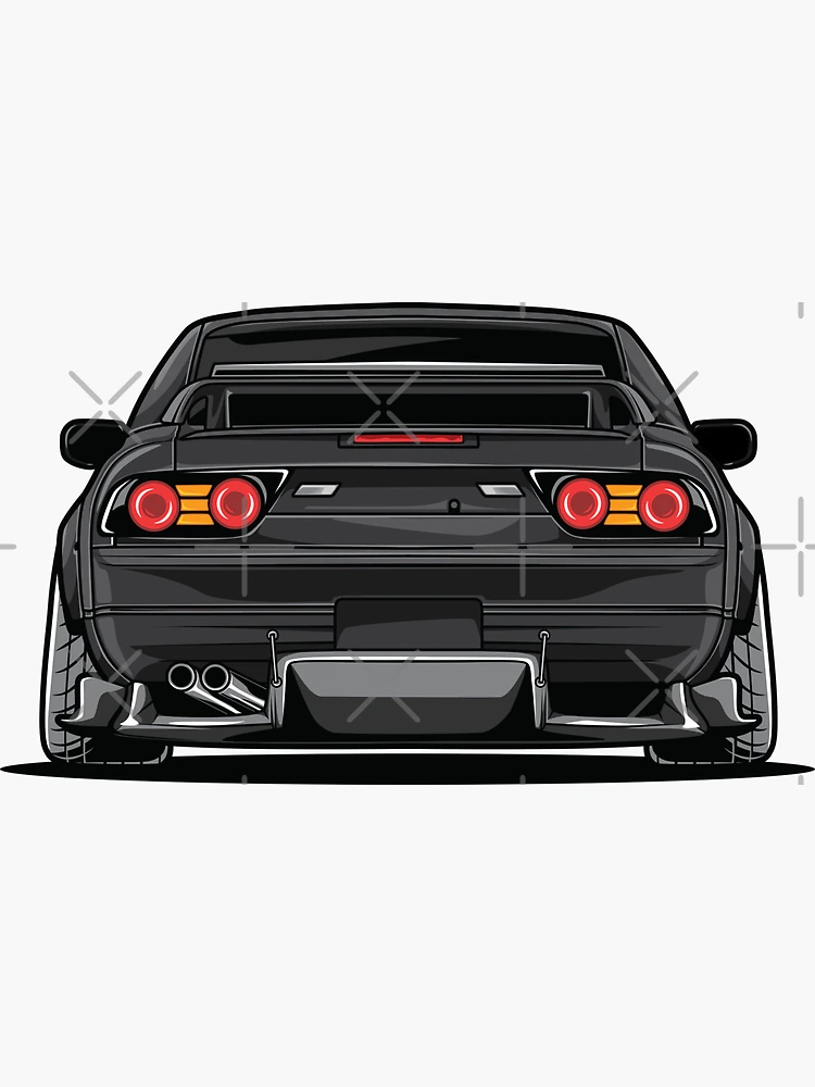 Yuya nozaki 180SX 黒縁 ステッカーセット Yuya nozaki 180SX レッド ステッカー - メルカリ