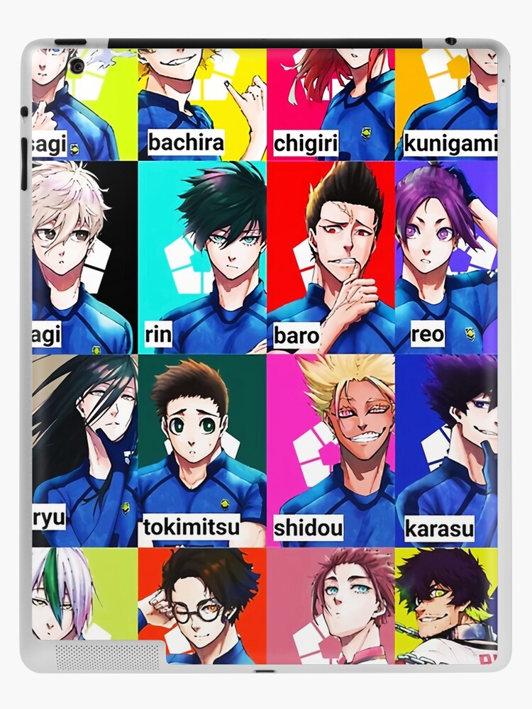 Blue Lock Anime All Characters iPad Case & Skin for Sale by rosemarq103