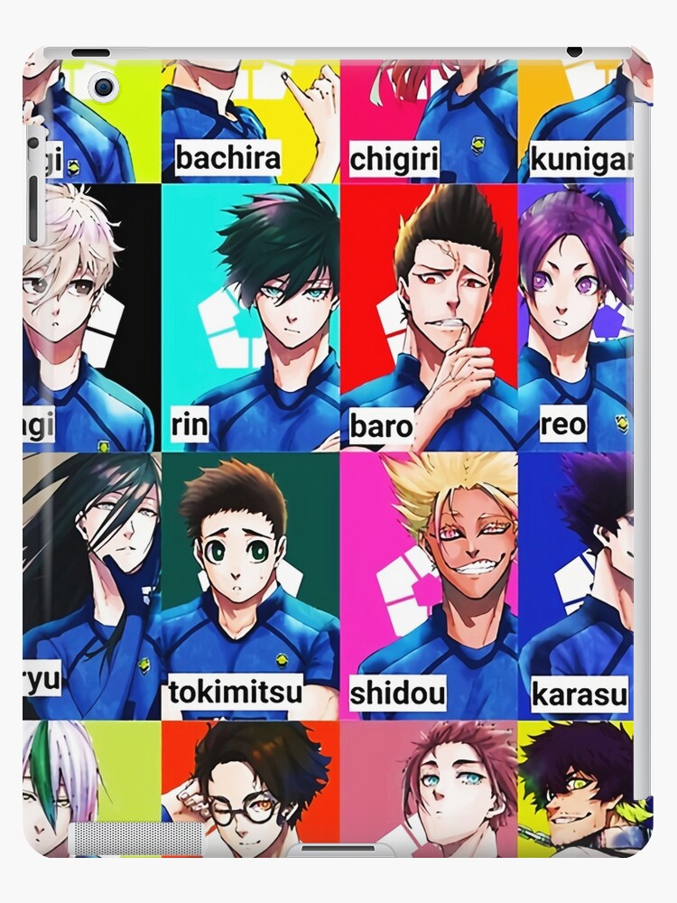 Blue Lock Anime All Characters iPad Case & Skin for Sale by rosemarq103