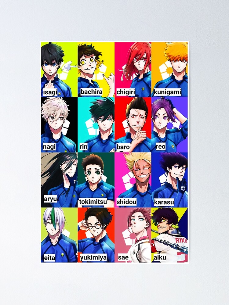 Blue Lock Posgacha Anime Poster Collection from Japan