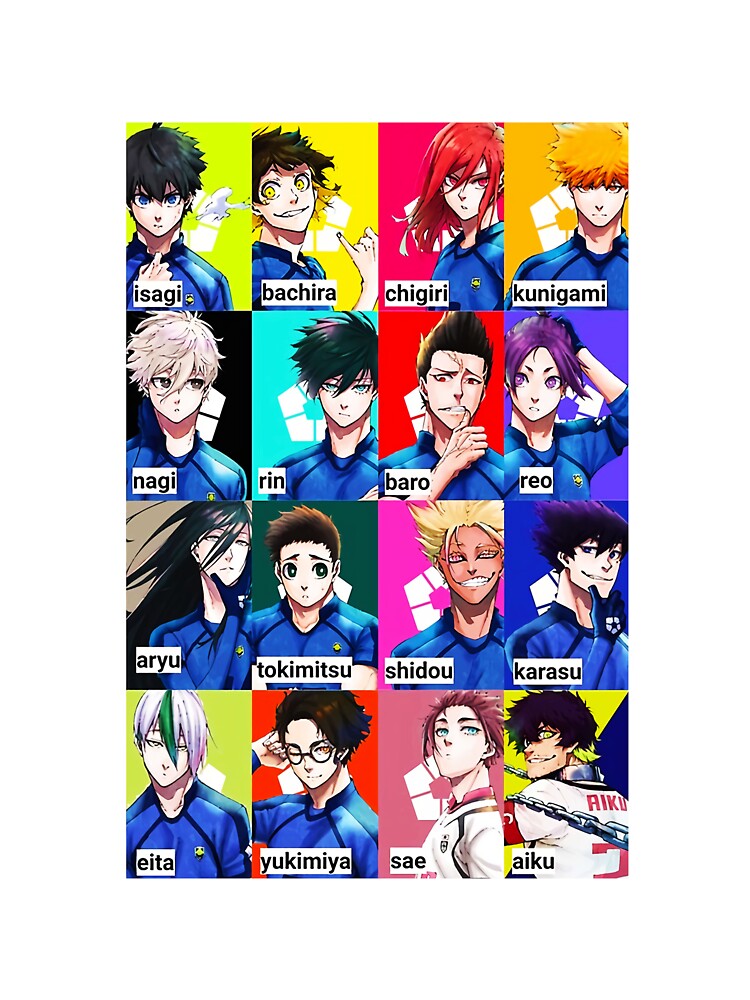 Characters appearing in Blue Lock Anime