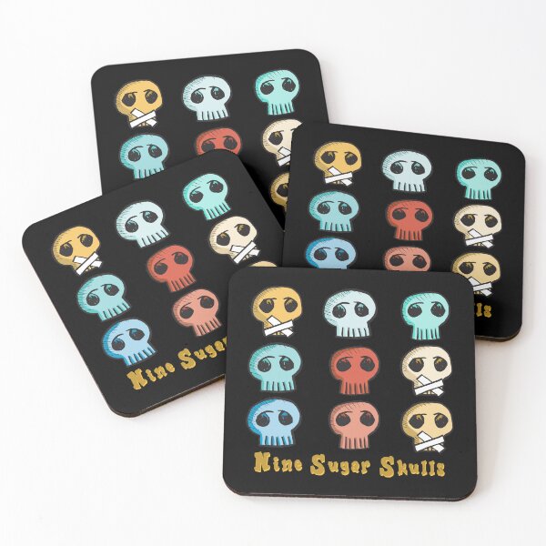 Item preview, Sugar Skull Nine Sugar Skulls C07 designed and sold by AJATheWholeGang.