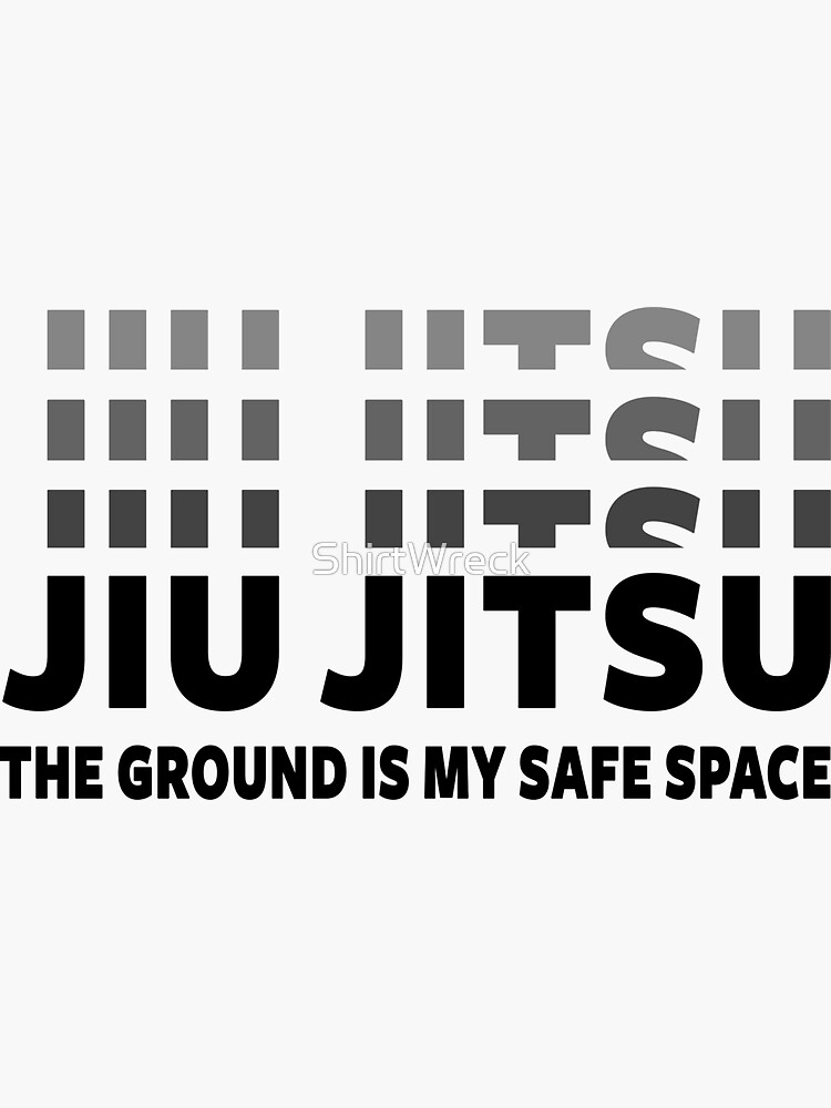 Jiu Jitsu The Ground Is My Safe Space Gorilla T-Shirt Jiu Jitsu The Ground Is My Safe Space Gorilla T-Shirt