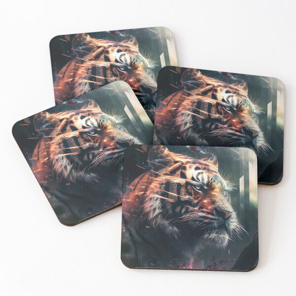 Item preview, Tiger designed and sold by ChargedShapes.