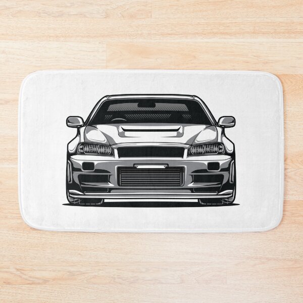 Item preview, Front R34 (White) designed and sold by pjrstudio.