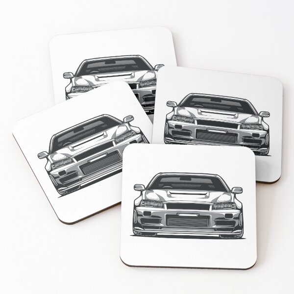 Item preview, Front R34 (White) designed and sold by pjrstudio.