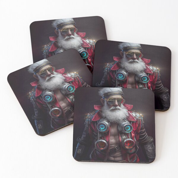 Item preview, Cyberpunk Santa Claus designed and sold by ChargedShapes.