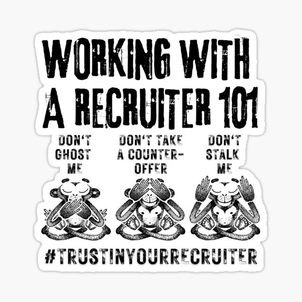 Item preview, Funny Recruiter, Recruitment 101 designed and sold by Recruiter-Love.