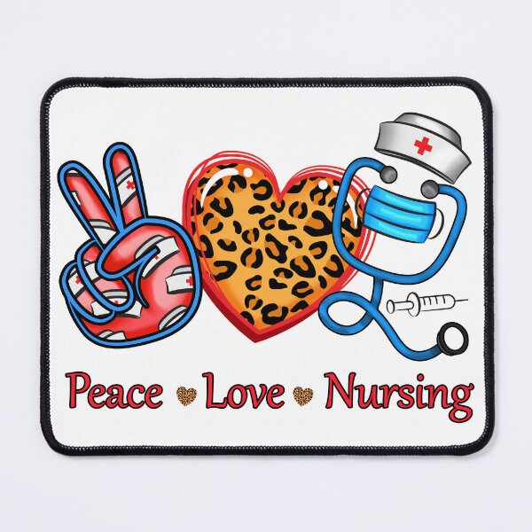 Item preview, Peace Love Nursing designed and sold by MisPuHoney.
