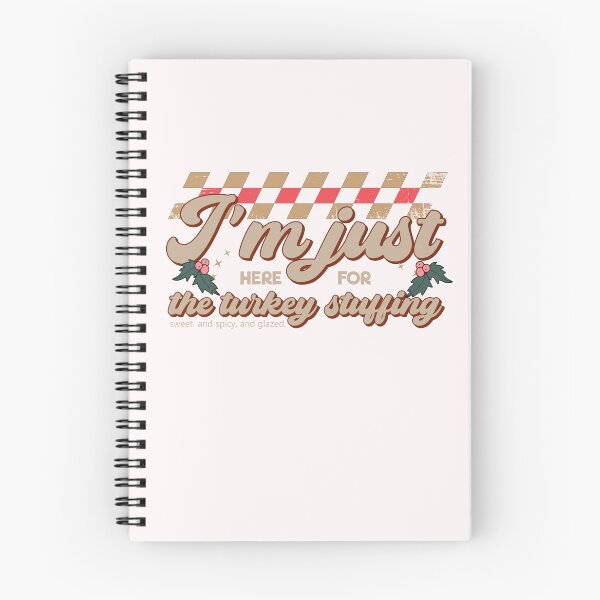 Item preview, Im just here for the turkey stuffing, cute Christmas food, funny turkey, funny food joke, pink food,  designed and sold by cocochi.