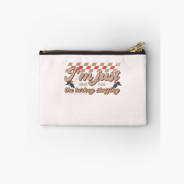 Item preview, Im just here for the turkey stuffing, cute Christmas food, funny turkey, funny food joke, pink food,  designed and sold by cocochi.