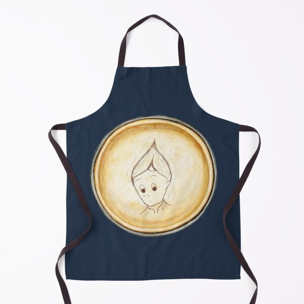 Item preview, Cute Elf Vintage Pendant on Navy Blue designed and sold by HiddenPuppets.