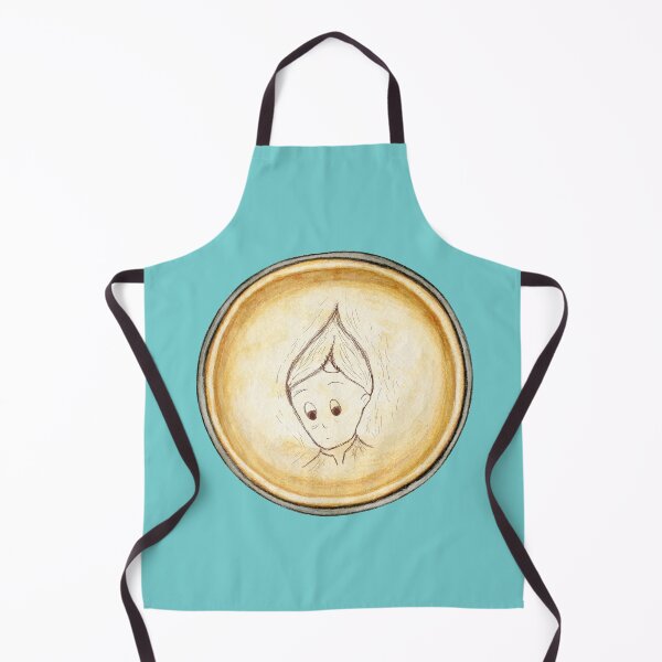 Item preview, Cute Elf Vintage Pendant on Sea Foam Green designed and sold by HiddenPuppets.