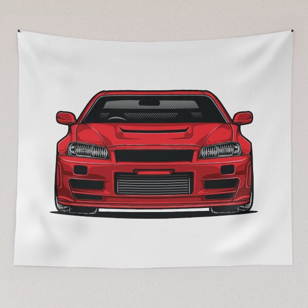 Item preview, Front R34 (Red) designed and sold by pjrstudio.