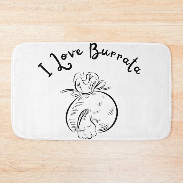 Item preview, I Love Burrata cheese designed and sold by FourNuns.