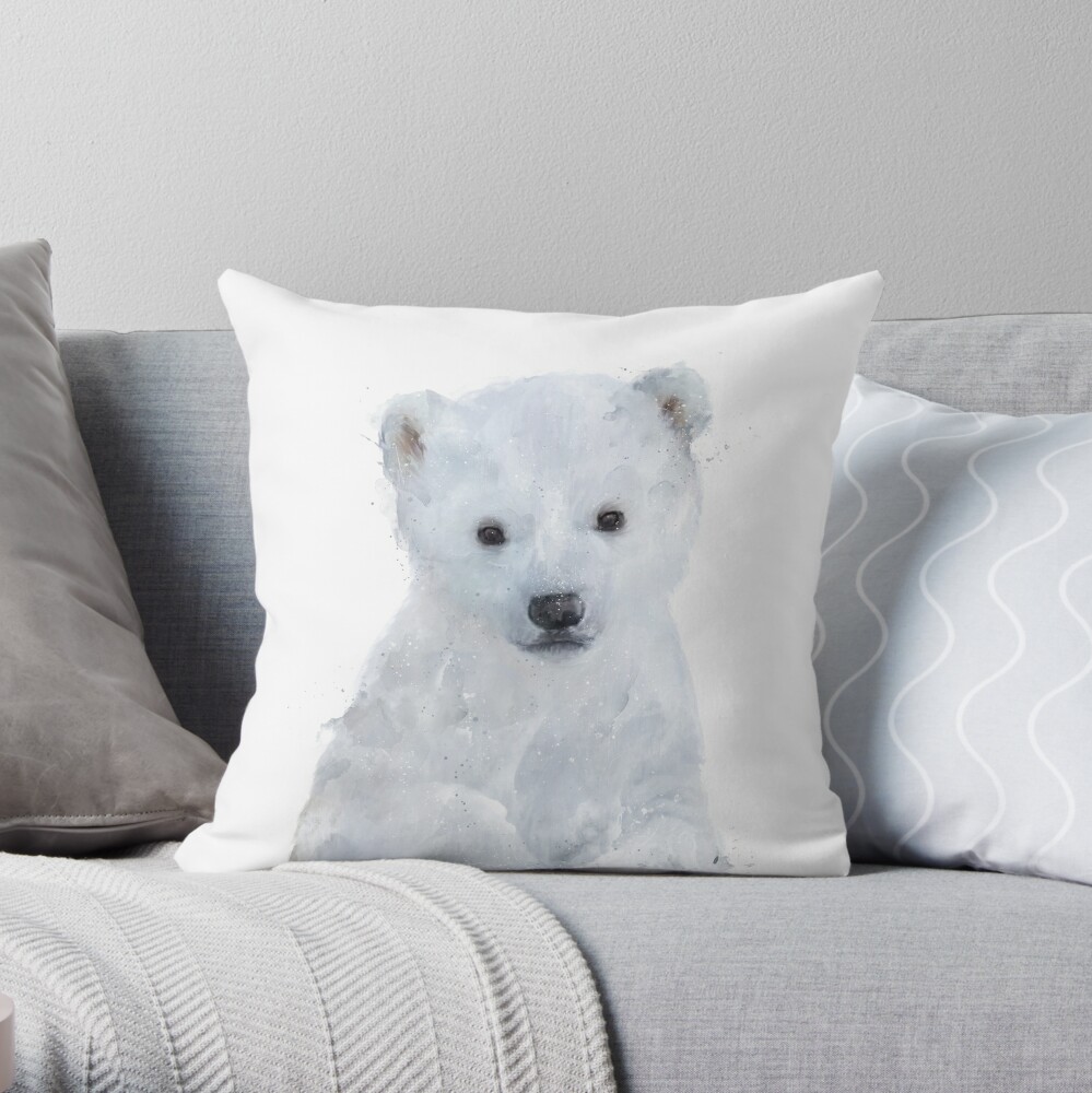 icy polar bear pillow pet