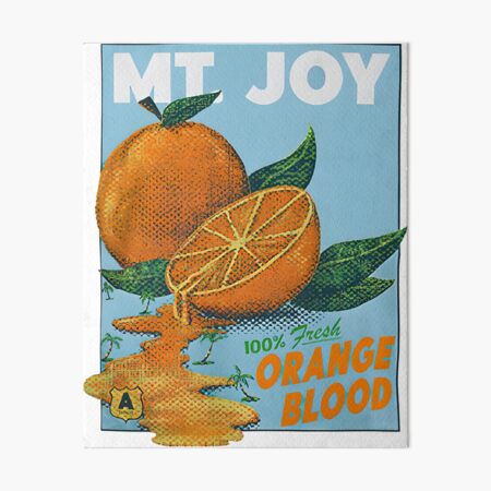 Orange Blood Art Board Print