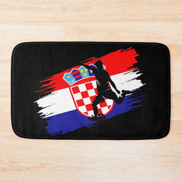 Artikelvorschau, Kroatien-Flaggen-Fußball-Fußball-Fan-Jersey entworfen und verkauft von xtocky.