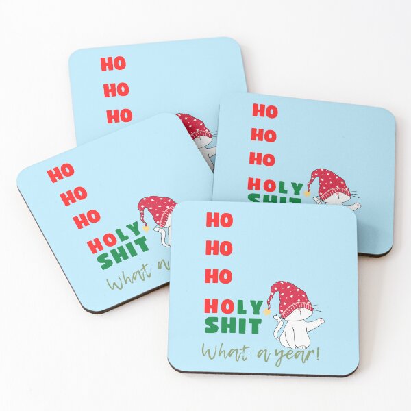 Item preview, Ho Ho Holy Shit What A Year Greeting Card Greeting Cards designed and sold by Muljolly.