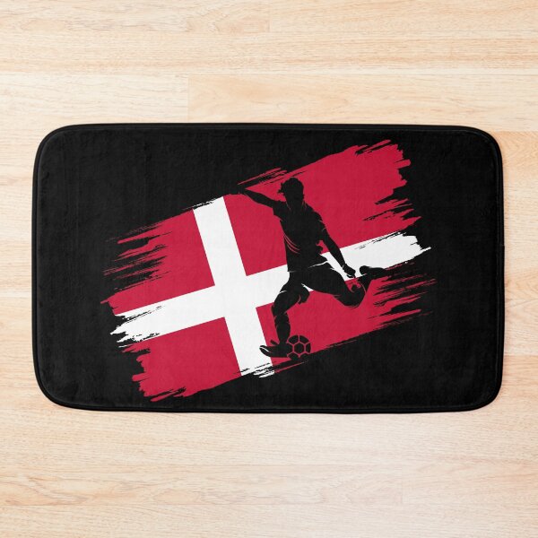 Item preview, Denmark Flag Football Soccer Fan Jersey designed and sold by xtocky.