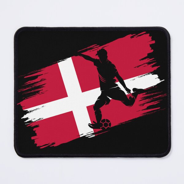 Item preview, Denmark Flag Football Soccer Fan Jersey designed and sold by xtocky.