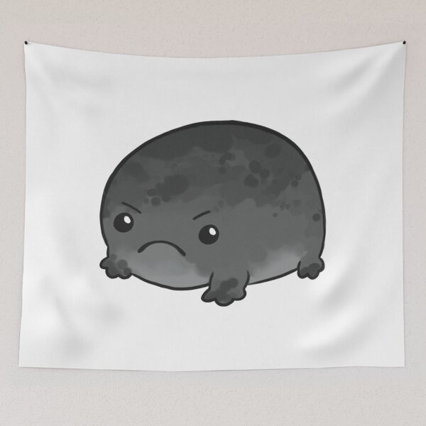 Item preview, Black Rain Frog Cute Grumpy Frog Classic designed and sold by KaylaMichelleG.