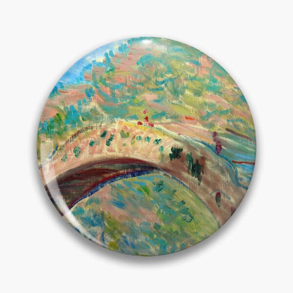 Artikelvorschau, Claude Monet Brücke bei Dolceacqua, Monet Brücke, Monet Brücke Gemälde, entworfen und verkauft von Tamas Das.