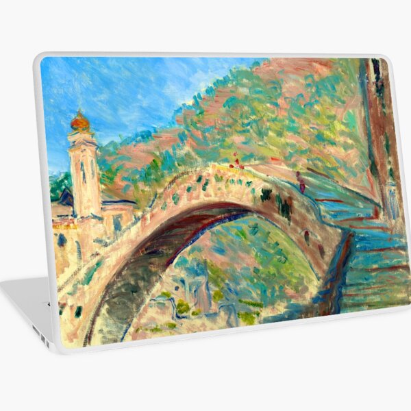 Aperçu de l'œuvre  Pont Claude Monet à Dolceacqua, pont Monet, peinture du pont Monet, créée et vendue par Tamas Das.