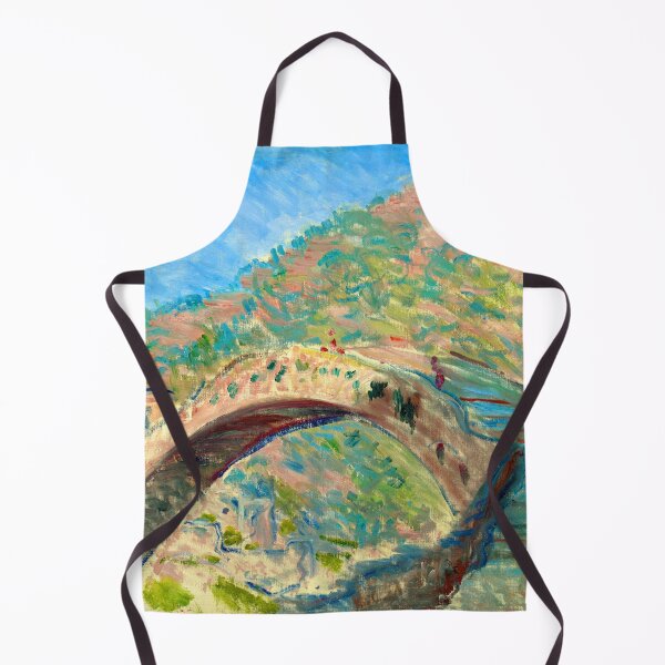 Artikelvorschau, Claude Monet Brücke bei Dolceacqua, Monet Brücke, Monet Brücke Gemälde, entworfen und verkauft von Tamas Das.