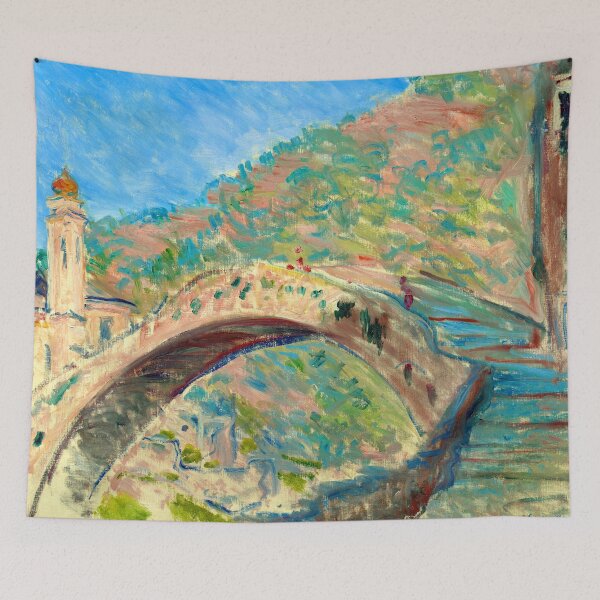 Item preview,  Claude Monet  Bridge at Dolceacqua ,Monet bridge,monet bridge painting, designed and sold by Tamas Das.