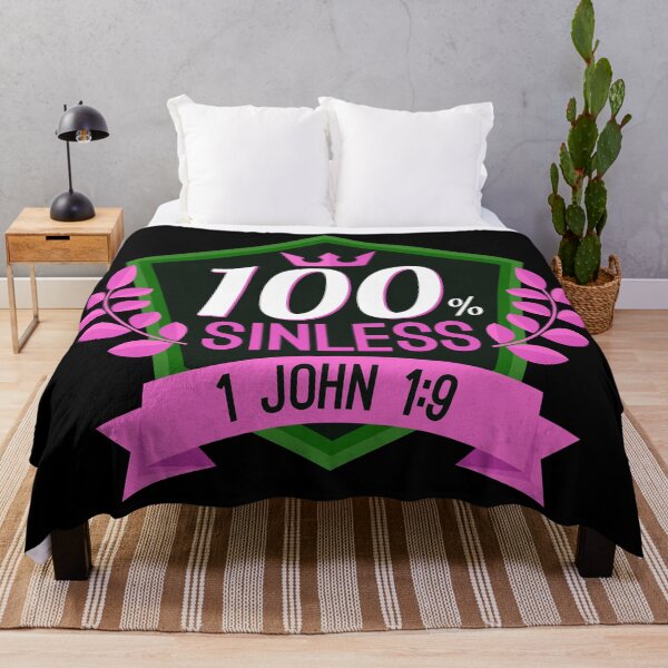 Item preview, 100% Sinless - 1 John 1:9 designed and sold by plushism.