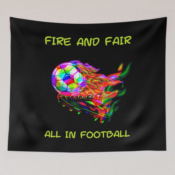 Item preview, Fire and fair all in football. Classic t-shirt designed and sold by ConradoBullhead.