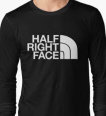 Half Right Face Long Sleeve T-Shirt
