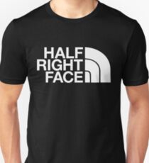 Half Right Face Unisex T-Shirt