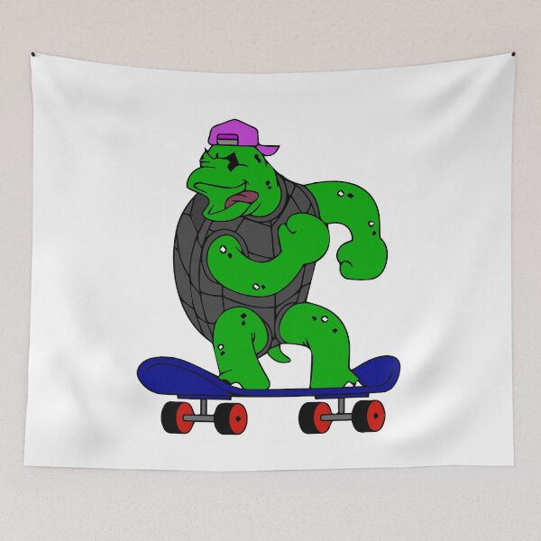 Item preview, Skateboarding turtle designed and sold by Right-Fit27.