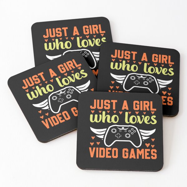 Item preview, Just a Girl Who Loves Video Games designed and sold by netdota.