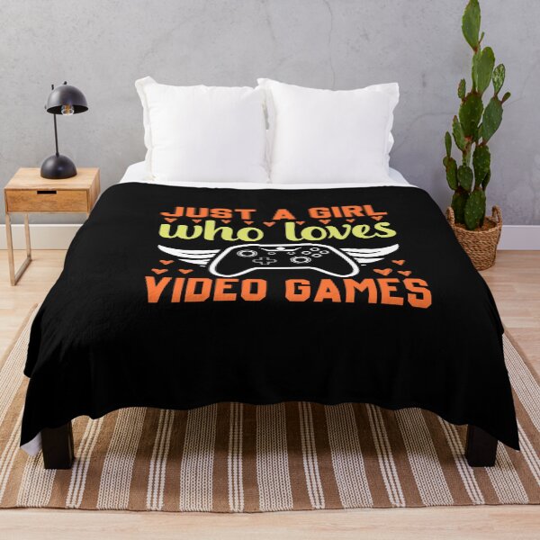 Item preview, Just a Girl Who Loves Video Games designed and sold by netdota.