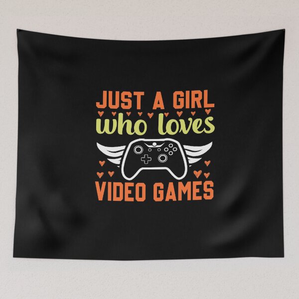 Item preview, Just a Girl Who Loves Video Games designed and sold by netdota.