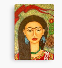 My homage to Frida Kahlo Canvas Print