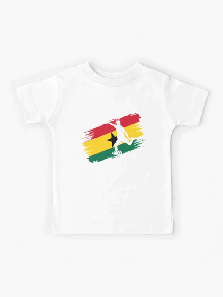 Ghana Soccer Jersey- Yellow/Ghanaian Flag Colors