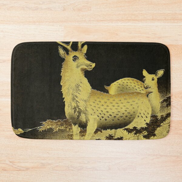 Item preview,  Deer Woodblock Print by Ohara Koson designed and sold by BossyCatHome.