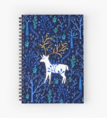 Cuaderno de espiral Deericorn en azul