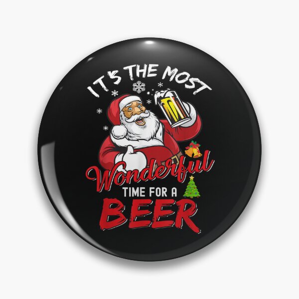 Artikelvorschau, Funny Christmas Santa Claus Drinking Beer Wonderful Time T-Shirt entworfen und verkauft von Baron-Hagen.
