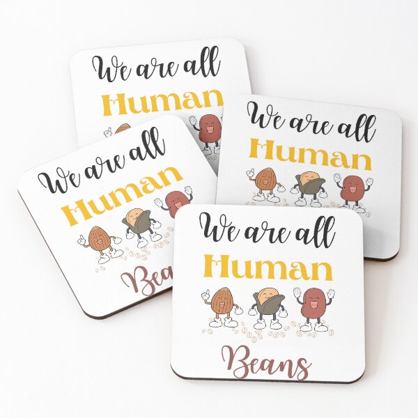 Item preview, We are all Human Beans designed and sold by Inspirely.