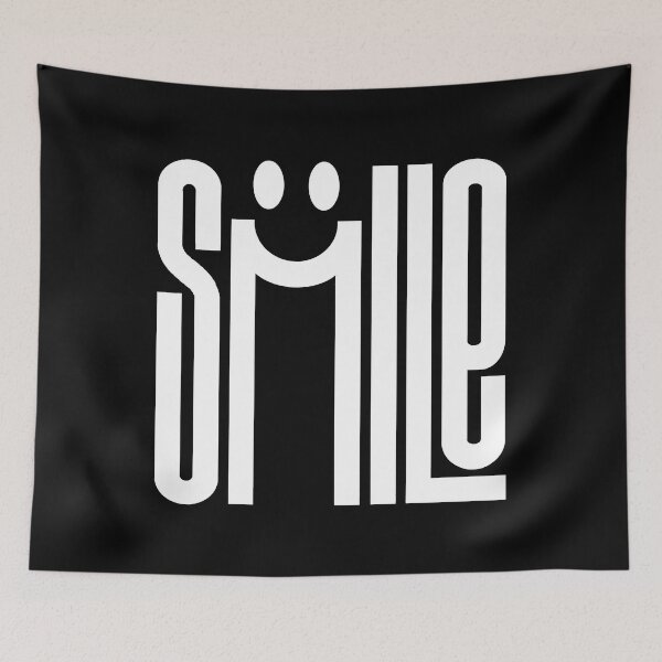 Item preview, White and Black Smile designed and sold by Summer-Winter.