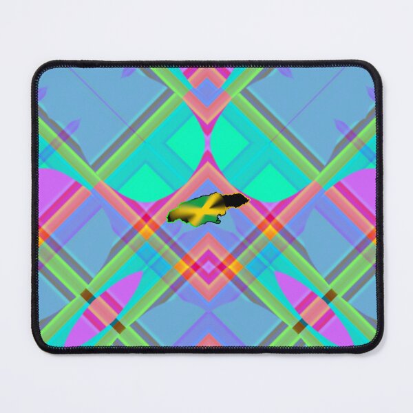Item preview,  UNFORGETTABLE WEST INDIES CHRISTMAS SOUVENIRS - UNIQUE ABSTRACT CARIBBEAN GEOMETRIC PATTERN - GREATJAMAICAN VIBES FLAG INSPIRATION designed and sold by Ralek.