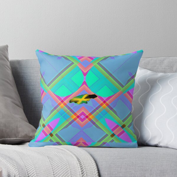 Item preview,  UNFORGETTABLE WEST INDIES CHRISTMAS SOUVENIRS - UNIQUE ABSTRACT CARIBBEAN GEOMETRIC PATTERN - GREATJAMAICAN VIBES FLAG INSPIRATION designed and sold by Ralek.