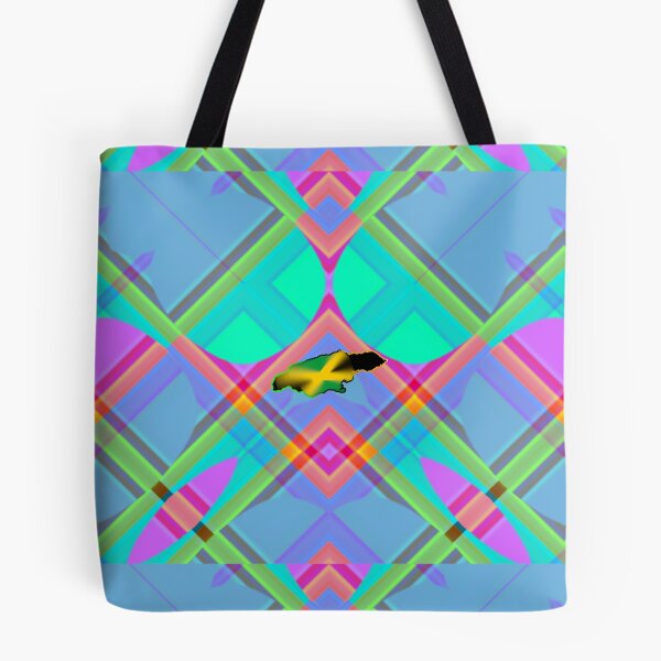 Item preview,  UNFORGETTABLE WEST INDIES CHRISTMAS SOUVENIRS - UNIQUE ABSTRACT CARIBBEAN GEOMETRIC PATTERN - GREATJAMAICAN VIBES FLAG INSPIRATION designed and sold by Ralek.